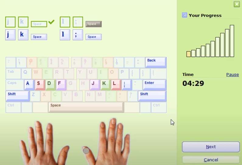 הורד את התוכנה ללימוד הקלדה במקלדת שליטה בכתיבה ישירות בעברית ובאנגלית