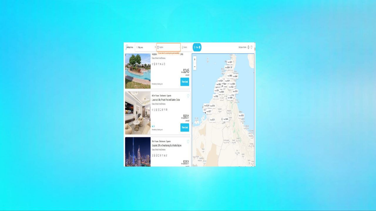 אתר להזמנת וילות בדובאי עם המחירים הטובים ביותר לקנייה והשכרה של וילות בדובאי 2024