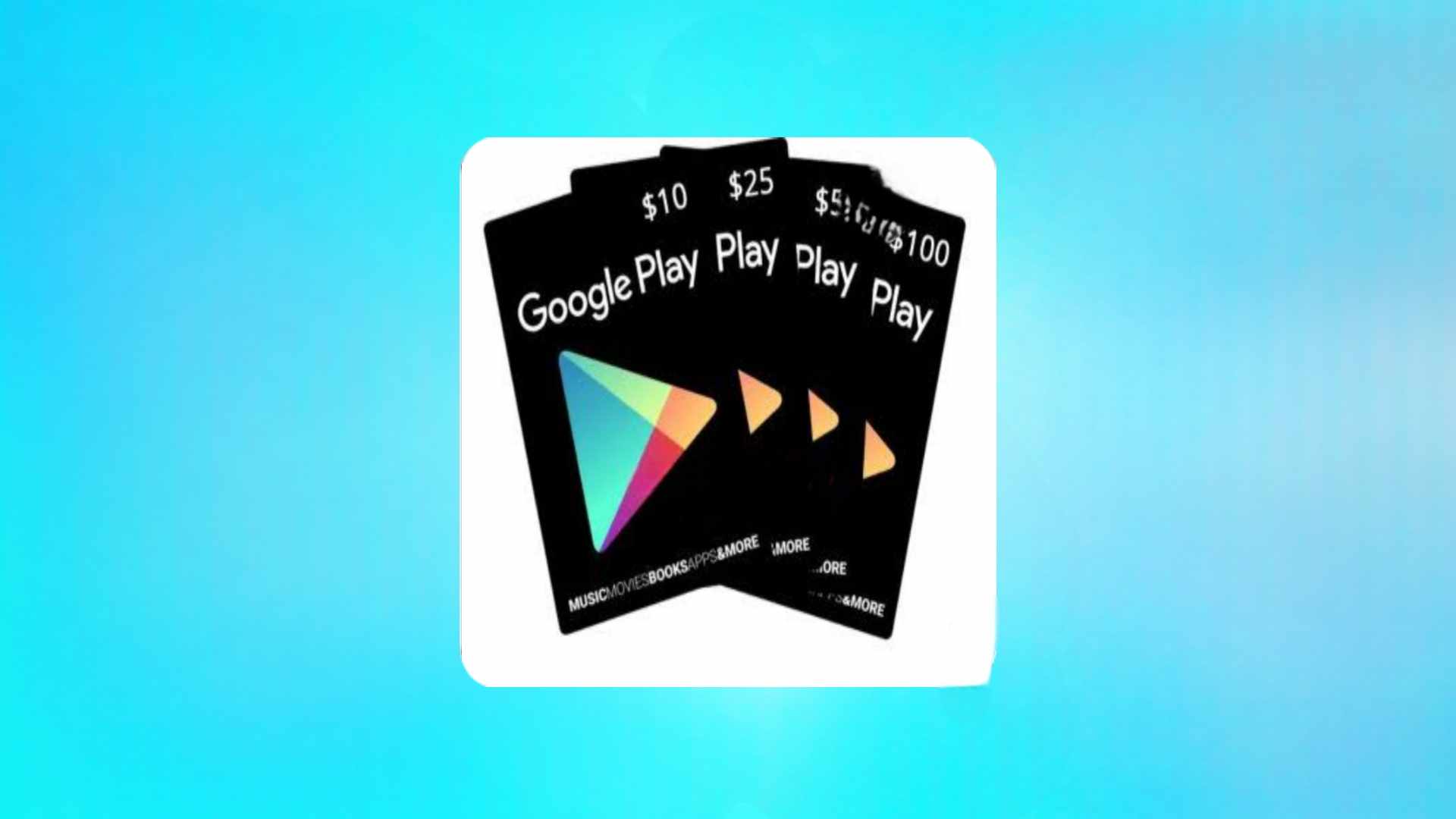 קודי כרטיסי Google Play בשווי $5 בחינם